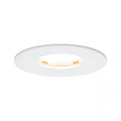 Abbildung von Paulmann 93881 LED Einbauleuchte Coin flache Einbaustrahler Slim Deckenspot rund 6,8W Weiß Einbaulicht dimmbar IP65 strahlwassergeschützt