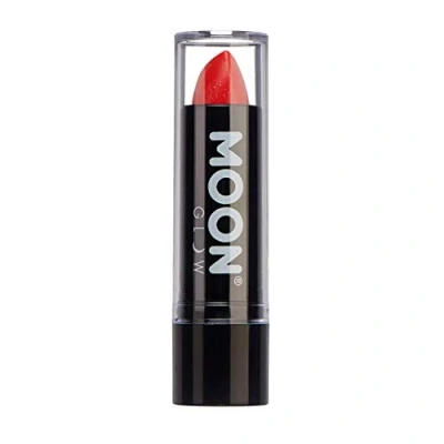 Abbildung von Moon Glow Neon UV Glitzer Lippenstift, leuchtender neonfarbener leuchtet unter Strahlung (Rot, 1 Stück)