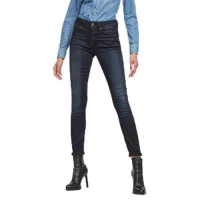 Abbildung von G Star HIGH Skinny Jeans Fit darkblue denim, Damen, Größe: 26x30, Dark blue denim