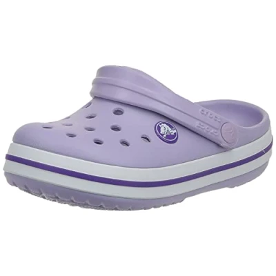 Abbildung von Crocs Unisex Kids Crocband Clog T, Lavender/Neon Purple, 19/20 EU