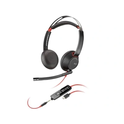 Abbildung von Poly On Ear Kopfhörer »Blackwire C5220 Stereo USB C/A«, Noise Cancelling