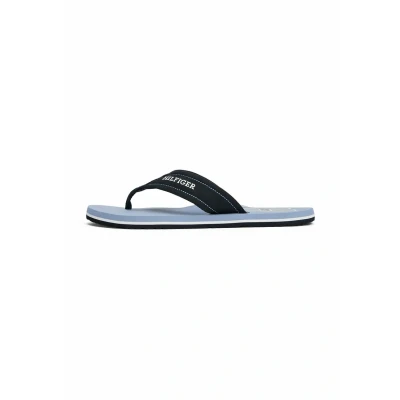 Abbildung von Tommy Hilfiger Zehentrenner, Herren, Größe: 40, Brisk blue Schuhe