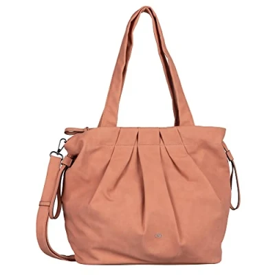 Abbildung von TOM TAILOR, AURELIA, Damen, Shopper mit Reisverschluss, L, Old Rose
