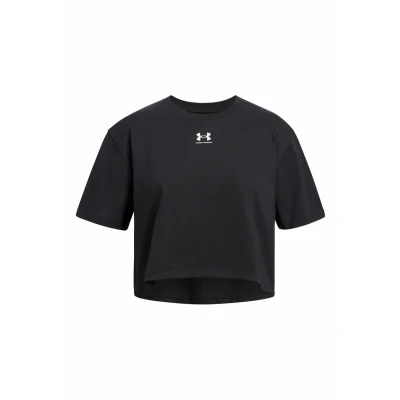 Abbildung von Under Armour Shortsleeve Graph Rival SS Tshirt basic für Kinder, Größe: 122 127, Black