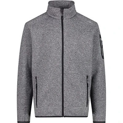 Abbildung von CMP MAN Jacket Fleecejacke, Herren, Größe: 56, Ice titanio nero