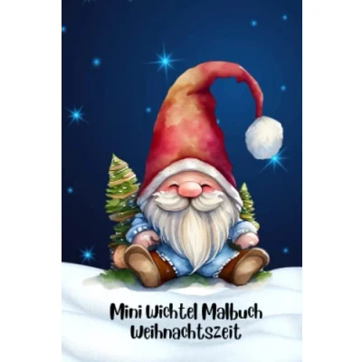 Abbildung von Mini Wichtel Malbuch Weihnachtszeit: Kleines für die Wichteltür mit 35 Vorlagen zum Ausmalen (Wichtel Malbücher)