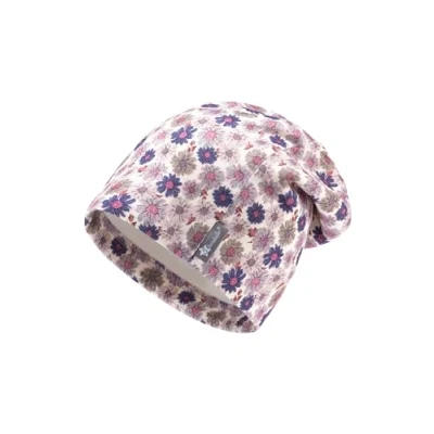 Abbildung von Sterntaler Beanie Bedruckt mit Blumen für Mädchen Baby und Kinder Mütze aus Mischgewebe gefüttert Baumwollfleece blasslila, 51