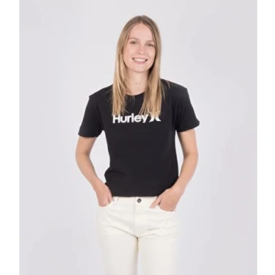 Abbildung von Hurley Damen W Oceancare O&amp;o Ss Tee T Shirt, schwarz, M