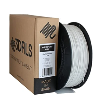 Abbildung von 3DFILS PETG Filament Weiß matt für 3D Drucker (1,75 mm / 1 kg, Mattweiß)