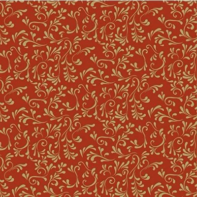 Abbildung von Heyda 204875530 Faltblätter (Roma) 20 x cm Rot/Gold