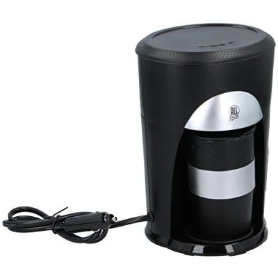 Abbildung von All Ride Kaffeemaschine Kaffee Kaffe to go Auto LKW 24V Aktiva 300W Pad für 1 Tasse inkl. Becher, Schwarz (Schwarz)