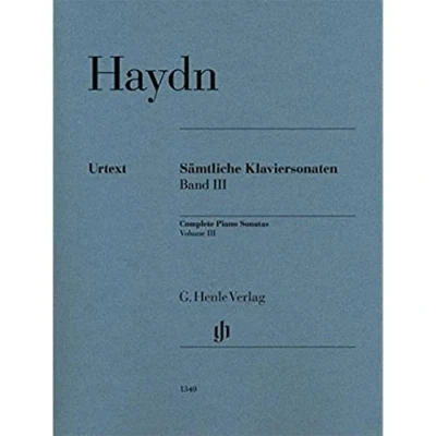 Abbildung von Sämtliche Klaviersonaten Band III; revidierte Urtextausgabe mit Fingersätzen: Instrumentation: Piano solo (G. Henle Urtext Ausgabe)