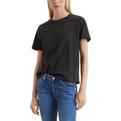 Abbildung von Marc O&#039;Polo Denim Shortsleeve Roundneck Basic FIT WITH LOGO Tshirt basic, Damen, Größe: XL, Black
