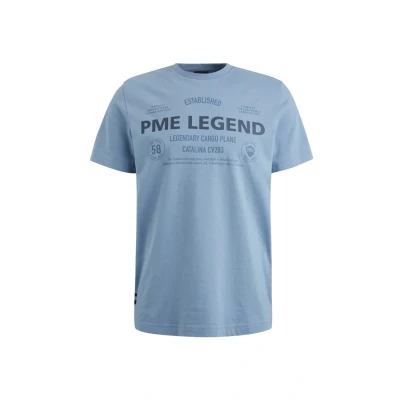 Abbildung von PME Legend Tshirt print, Herren, Größe: Medium, Ashleigh blue