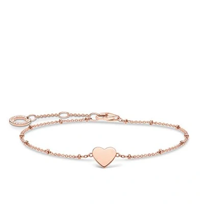 Abbildung von Thomas Sabo Armband Herz mit Kugeln roségold vergoldetes Silber A1991 415 40 L19V