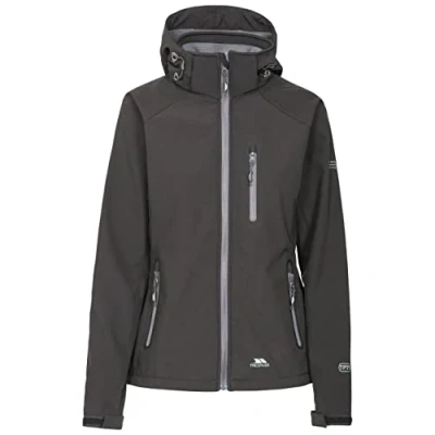 Abbildung von Trespass Bela II, Marine, Wasserdichte Softshelljacke mit abnehmbarer Kapuze für Damen, Blau, XXS und 2XS