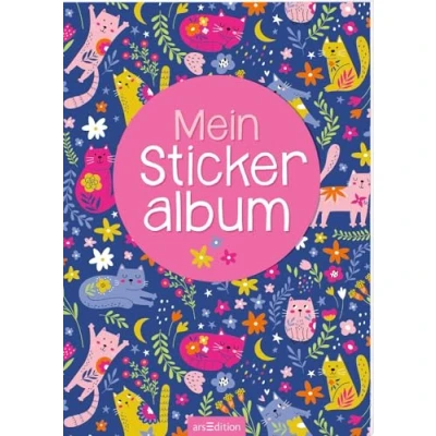 Abbildung von Mein Stickeralbum Katzen: Mit beschichteten Seiten für das einfache Ablösen und Neugestalten eurer Stickersammlung