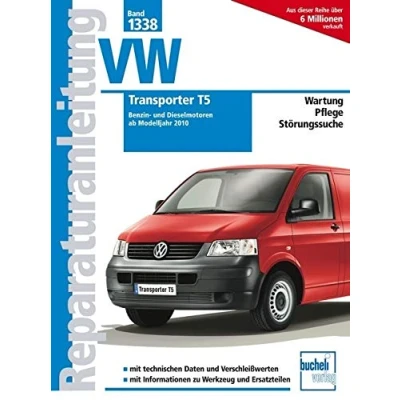 Abbildung von VW Transporter T5: Benzin und Dieselmotoren ab Modelljahr 2010 (Reparaturanleitungen)