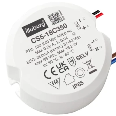 Abbildung von LED Trafo 350mA 18W Wasserdicht IP65 Netzteil Driver Treiber Transformator Konstantstrom