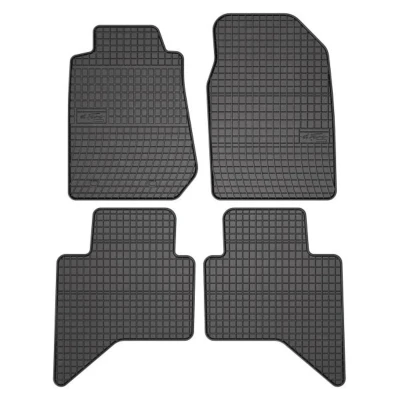 Abbildung von FROGUM 546672 Fußmattensatz Gummi vorne und hinten 4 schwarz Maßgefertigt ISUZU: D Max II Pickup