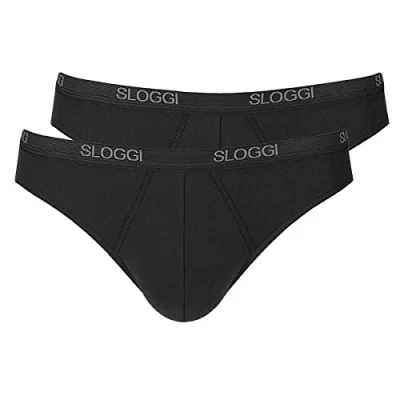 Abbildung von Sloggi 2PACK Slip, Herren, Größe: XL, Schwarz