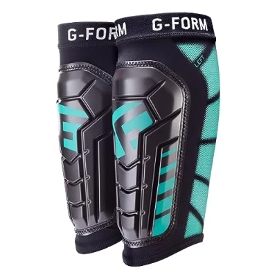 Abbildung von G Form Youth Pro S Vento Fußball Schienbeinschoner Schienbeinschützerhalter Schwarz/Mint, Jugend S/M