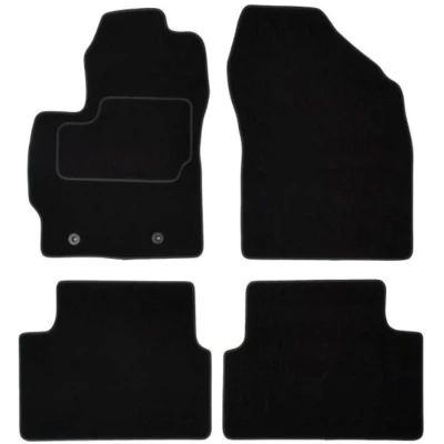 Abbildung von MAMMOOTH A041 TOY10 PRM 01 Fußmattensatz Textil vorne und hinten 4 schwarz Maßgefertigt TOYOTA: Auris Hatchback