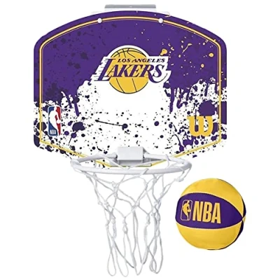 Abbildung von Wilson MINI Basketballkorb NBA TEAM HOOP, LOS ANGELES LAKERS, Kunststoff