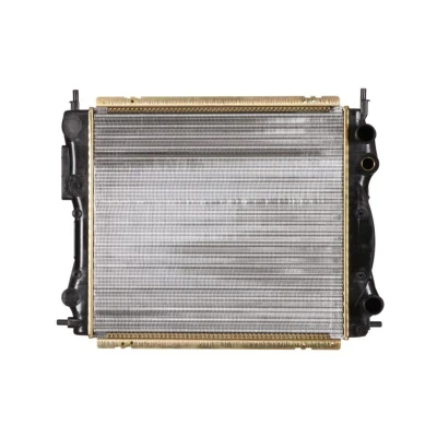Abbildung von NRF 58934A Kühler, Motorkühlung Aluminium 430 396 34 FULL KIT Kühlrippen mechanisch gefügt RENAULT: CLIO 1