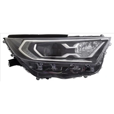 Abbildung von TYC 20 17485 06 2 Scheinwerfer rechts LED mit Tagfahrlicht für Rechtsverkehr LED, Elektromotor, Lampenträger