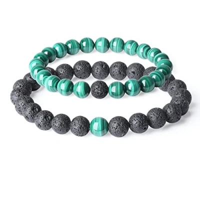 Abbildung von COAI Partner Glücksarmband aus Edelsteine Distance Bracelet (Malachit)