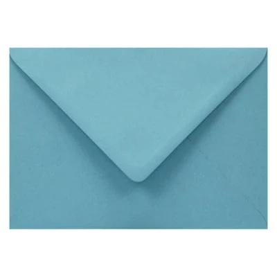 Abbildung von Netuno 25 Briefumschläge Blau DIN B6 125x 175 mm 110g Woodstock Azzurro blaue Recycling farbig Öko bunte Brief Kuverts Natur recycelt Umschläge aus Recyclingpapier blu envelopes