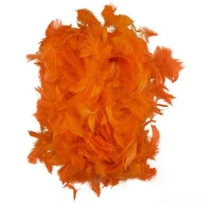 Abbildung von Netuno 150 Stück Deko Federn Dunkelorange 10g Flaumfedern Schmuckfedern Vogelfedern Bastelfedern Natur für DIY Basteln Dekoration Ostern Weihnachten Dekofigur