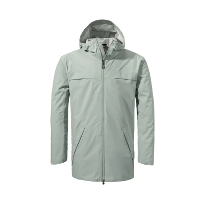 Abbildung von Schöffel Regenjacke / wasserabweisende Jacke, Herren, Größe: 48, Grau