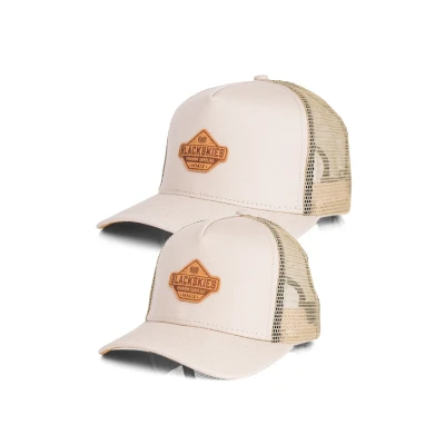 Abbildung von Blackskies Trucker SET OF 2 Cap für Kinder, Größe: 54 60 + 49 54, Beige