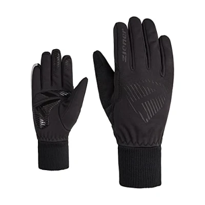 Abbildung von Ziener Kinder DOMMI Fahrradhandschuhe, Winter Soft Shell, Winddicht, gefüttert, Black, S