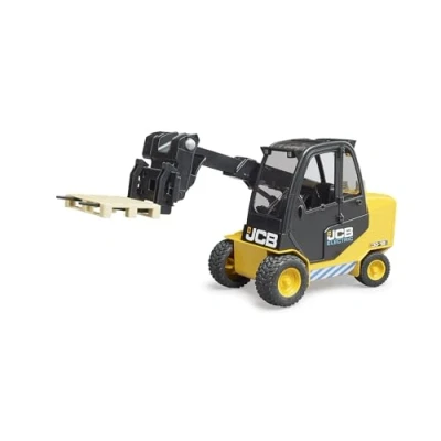 Abbildung von Bruder JCB Gabelstapler mit Palette