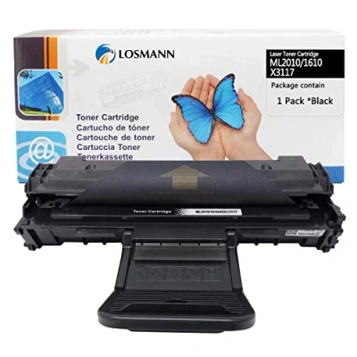 Abbildung von 1x LOSMANN Schwarz Toner Kompatibel für ML 2010 1610 SCX 4521 X3117 Samsung 1615 1620 1625 2000 Series 2010L 2010P 2010PR 2010R 2015 2020 2510 2520 2570