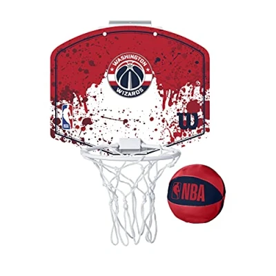 Abbildung von Wilson MINI Basketballkorb NBA TEAM HOOP, WASHINGTON WIZARDS, Kunststoff