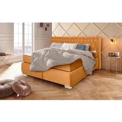 Abbildung von Leonique Boxspringbett »Rumba«, Taschenfederkern Matratze in Härtegrad 3, 4 Breiten, incl. Topper
