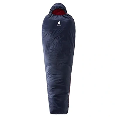 Abbildung von deuter Dreamlite L Large Kunstfaser Schlafsack, navy cranberry