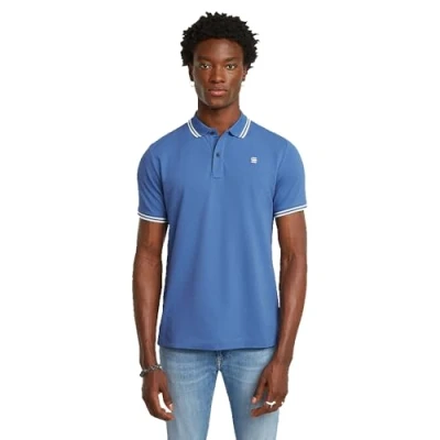 Abbildung von G STAR Dunda Stripe Poloshirt, Herren, Größe: XS, Dutch blue