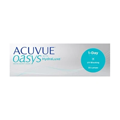Abbildung von ACUVUE OASYS 1 Day Tageslinsen helfen das Gefühl von müden &amp; trockenen Augen zu reduzieren Tageskontaktlinsen mit 2,25 dpt und BC 8.5 UV Schutz angenehmes Tragegefühl 30 Linsen