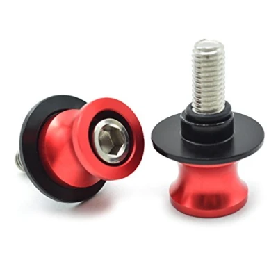 Abbildung von MZ Store Universal CNC Ständeraufnahme M8*1,5 Bobbins Montageständer für Z900 Z800 Z1000 Z650 ZX10R ZX6R/ GSXR GSR 600 750 1000 / S1000RR S1000R S1000XR/ CBR250R CBR600RR CBR900RR (Rot)