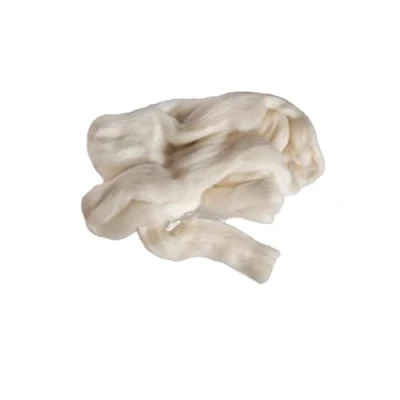 Abbildung von Rayher 5360007 Reine Schurwolle, Filzwolle, Kammzug, Beutel 50 g, türkis, Märchenwolle