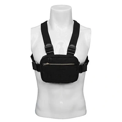 Abbildung von ANPPEX Schultertasche, Sling Crossbody Bag Brusttasche Rucksack Multi Pocket für Camping, Wandern, Radfahren, Reisen und den Täglichen Gebrauch