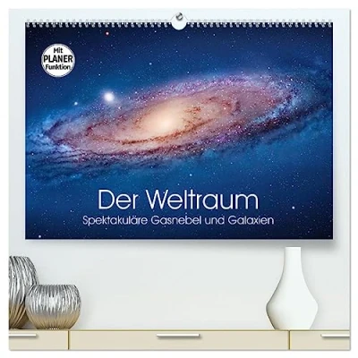 Abbildung von Der Weltraum. Spektakuläre Gasnebel und Galaxien (hochwertiger Premium Wandkalender 2025 DIN A2 quer), Kunstdruck in Hochglanz