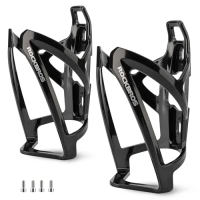 Abbildung von ROCKBROS Flaschenhalter Fahrrad Getränkehalter 35g Leichtgewicht Trinkflaschenhalter für MTB Rennrad 5 Farben (2er Pack)