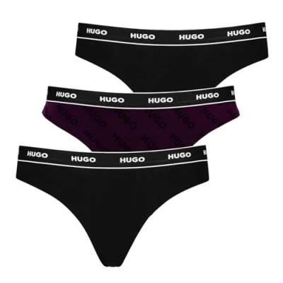 Abbildung von HUGO Underwear String »TRIPLET THONG DESIGN«, (Set, 3 St., 3), mit Logobund