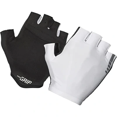 Abbildung von GripGrab Aerolite InsideGrip Profi Radsport Race Handschuhe Dünne Ungepolsterte Raceday Kurzfinger Rennradhandschuhe, Weiß
